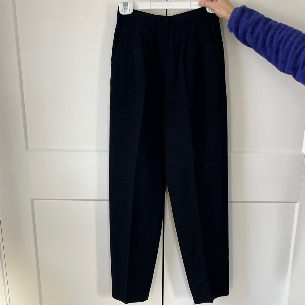 St. John Women’s Black Knit Dress Pants